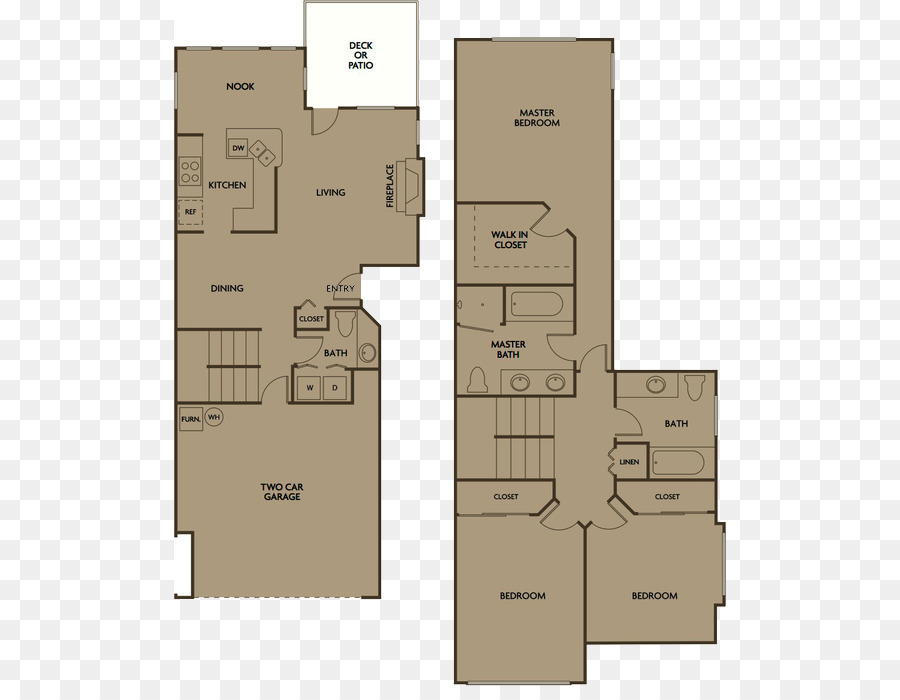 Plan D'étage De La Maison，Mise En Page PNG