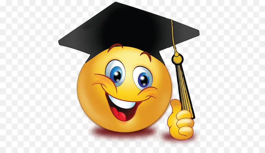 Emoji De Remise Des Diplômes，Souriant PNG