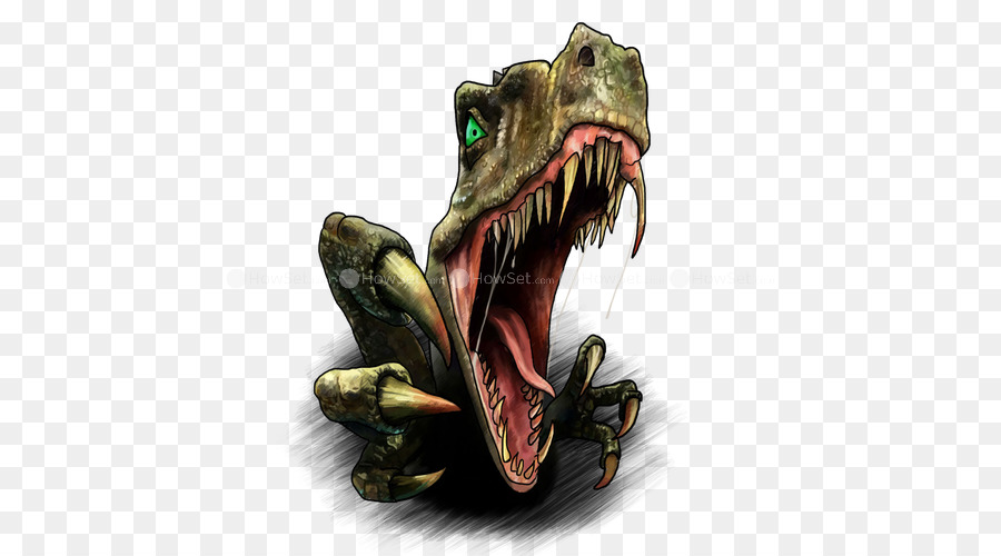 Le Tyrannosaure，Velociraptor PNG