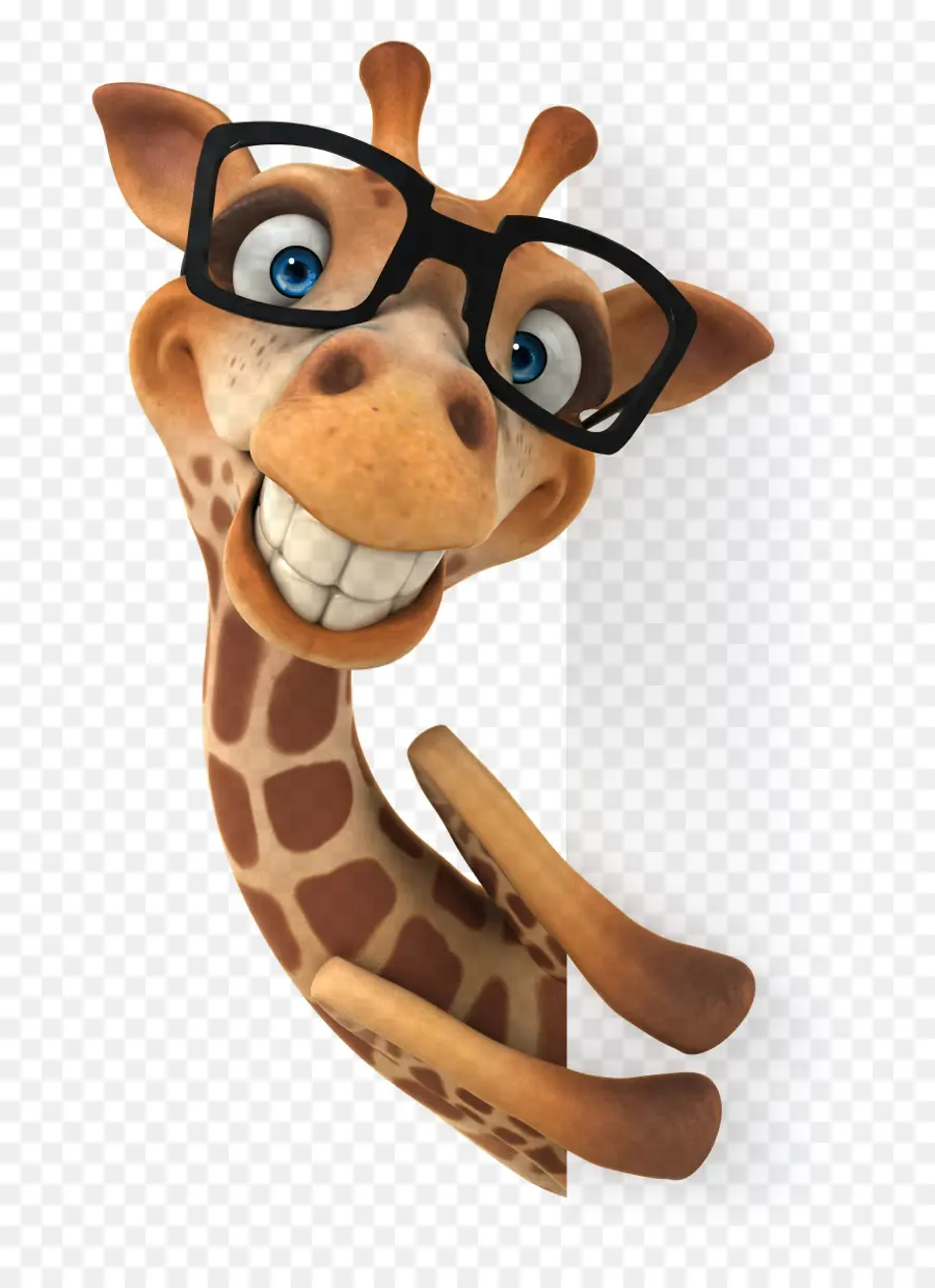 Girafe à Lunettes，Lunettes PNG