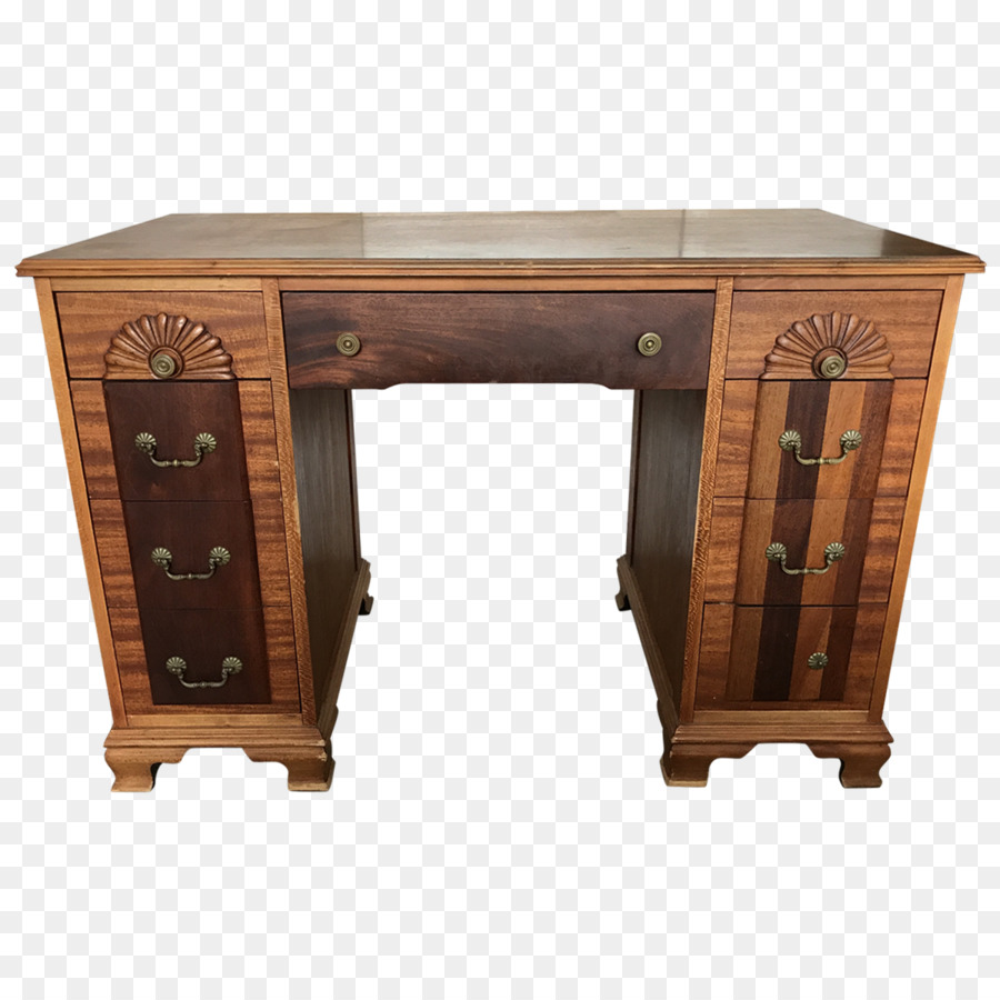 Bureau En Bois，Tiroirs PNG