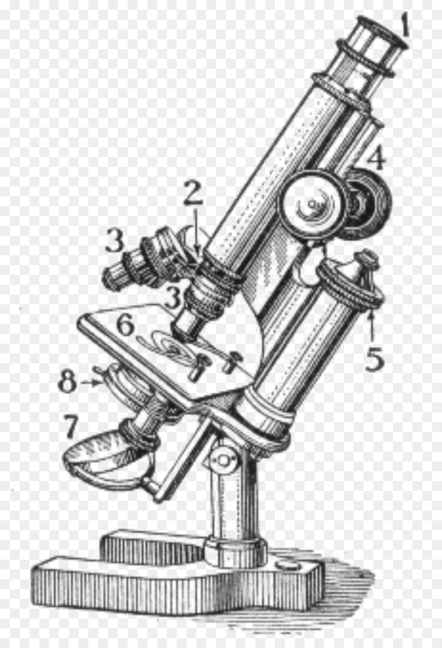 La Lumière，Microscope Optique PNG