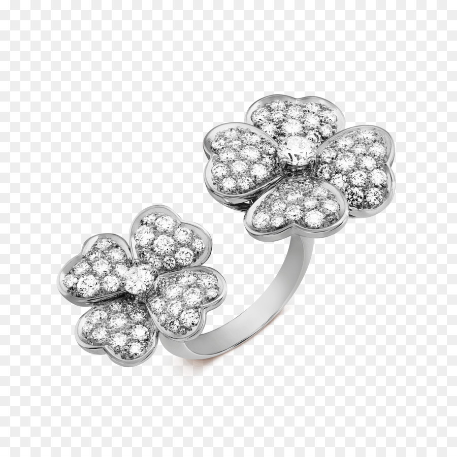 Bague En Argent，Diamant PNG