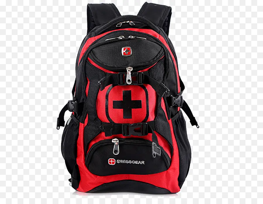 Sac à Dos Noir Et Rouge，Swissgear PNG