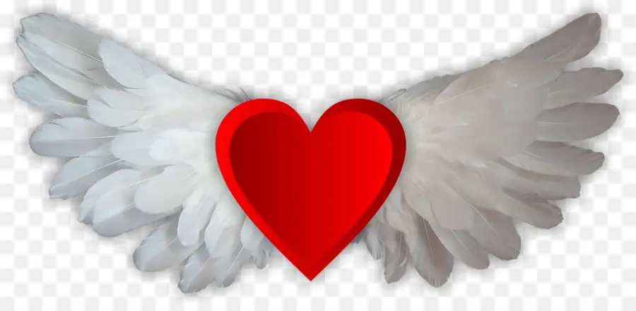 Coeur Avec Des Ailes，Amour PNG