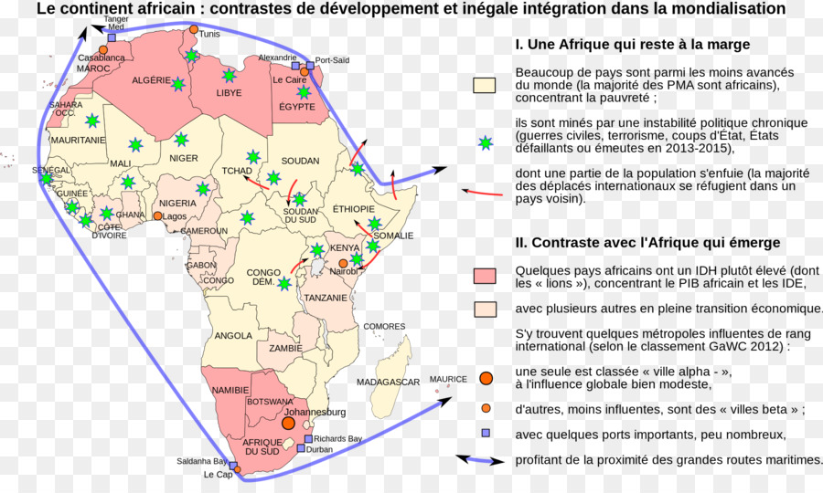 Carte De Développement De L'afrique，Afrique PNG