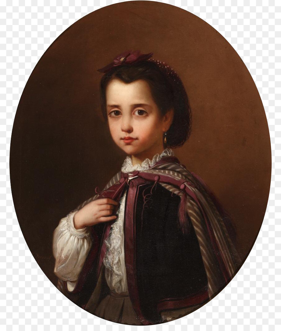 Portrait D'enfant，Peinture PNG