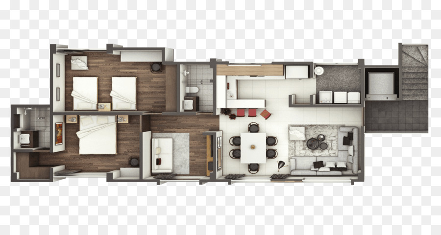 Plan D étage，Appartement PNG