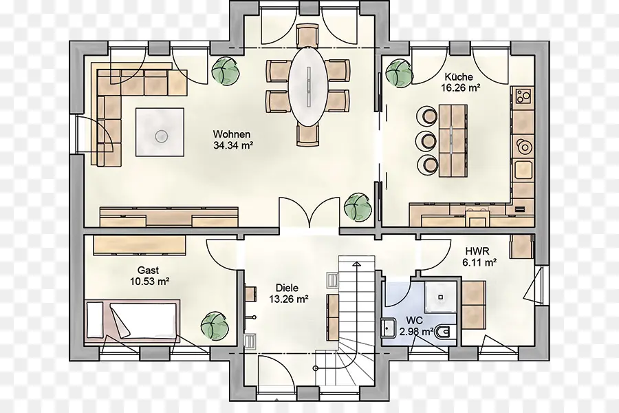 Plan D étage，Maison PNG