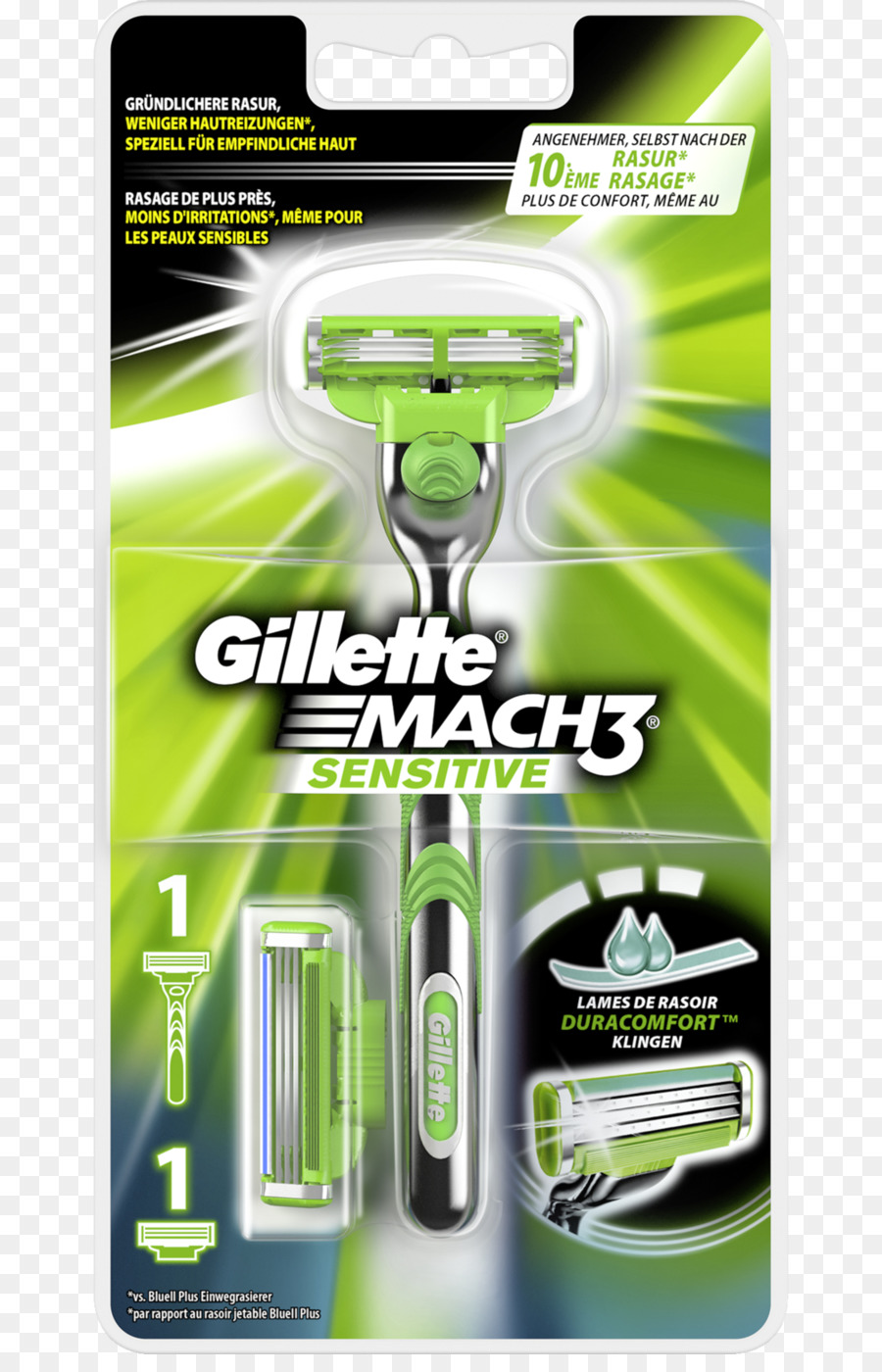 Rasoir Sensible Gillette Mach3，Rasoir PNG