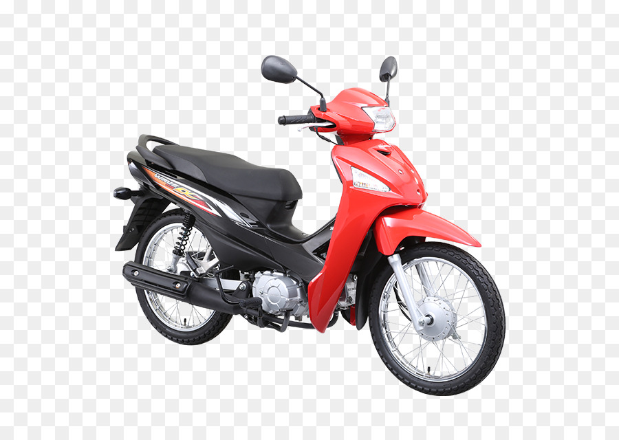 Moto Rouge Et Noire，Scooter PNG