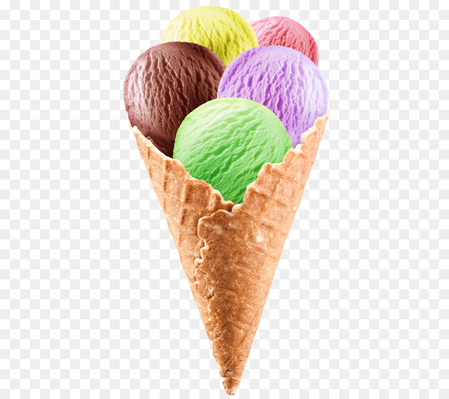 Cornet De Crème Glacée，Dessert PNG