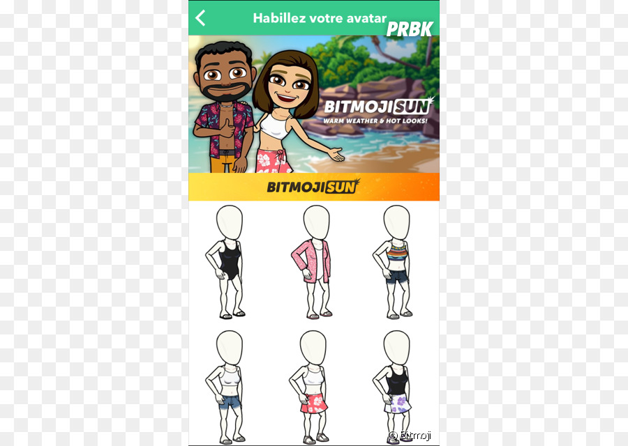 Bitstrips，Vêtements PNG