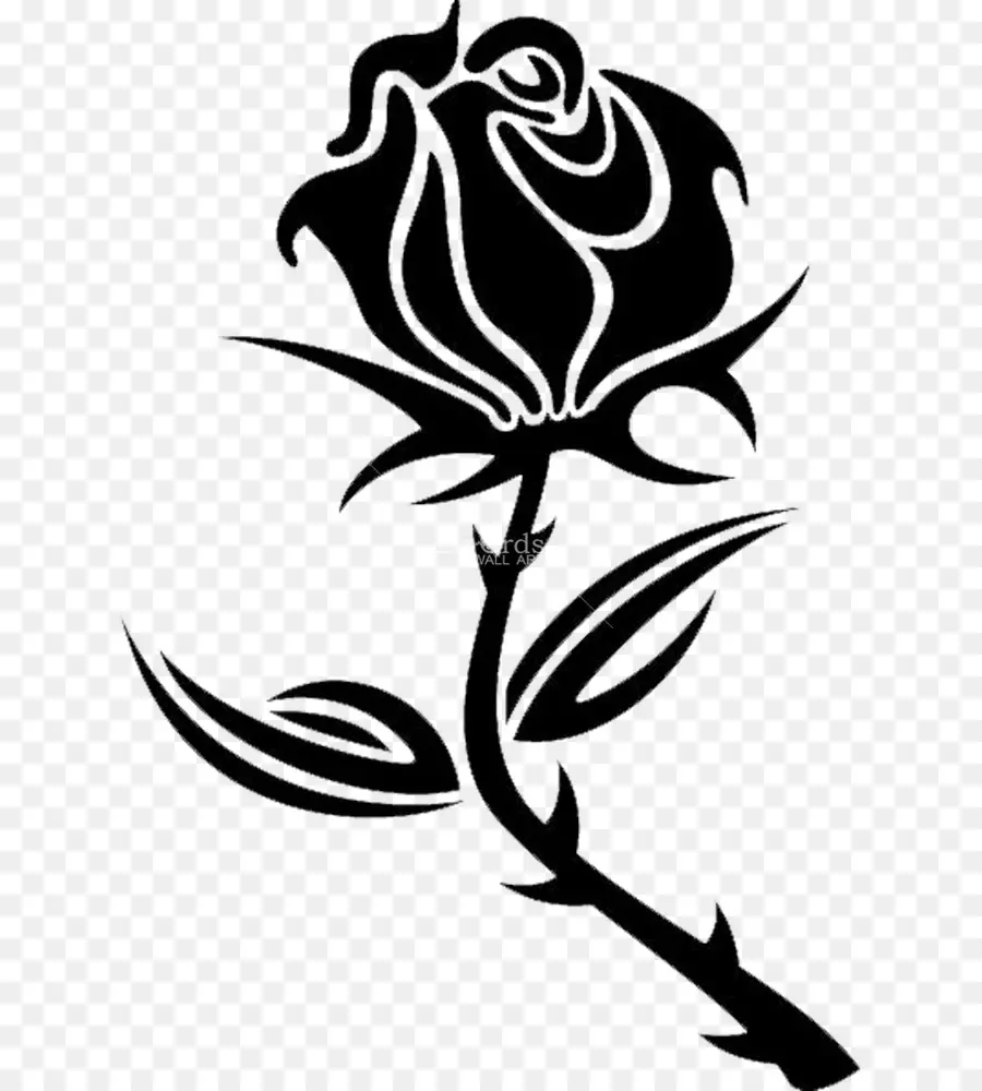 Rose，Noir PNG