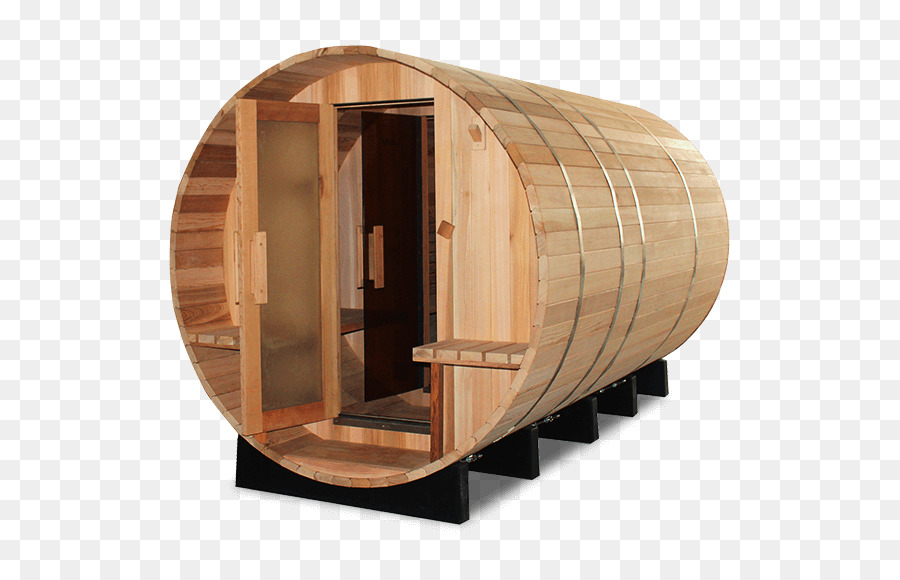 Sauna En Bois，Baril PNG