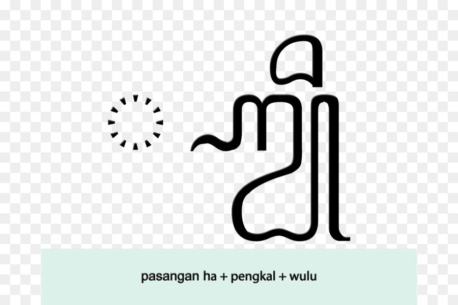 Javanais Script，Ha PNG