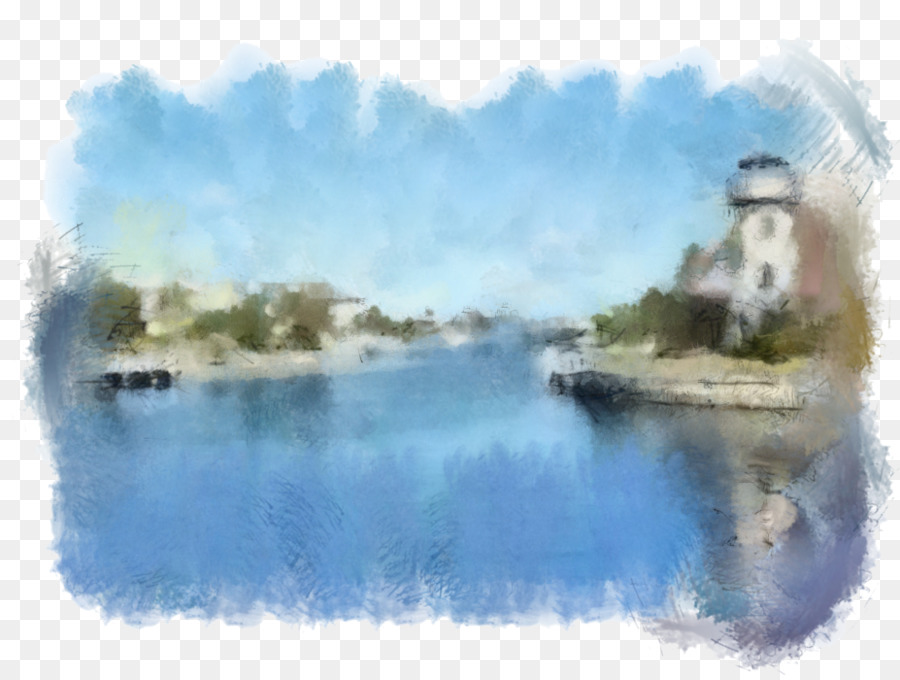 Peinture à L Aquarelle，Peinture PNG