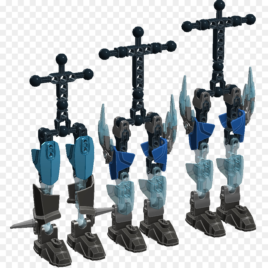 Jambes De Robots，Bleu PNG