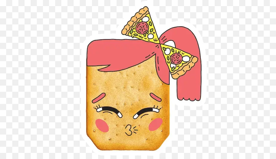 Biscuit De Dessin Animé，Arc à Pizza PNG