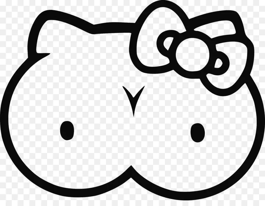 Visage De Hello Kitty，Arc PNG