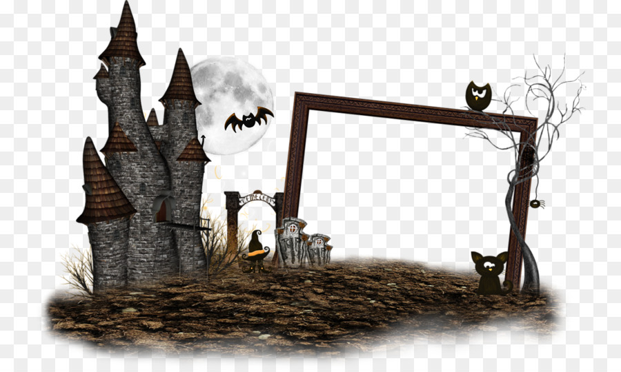 Maison Hantée，Halloween PNG