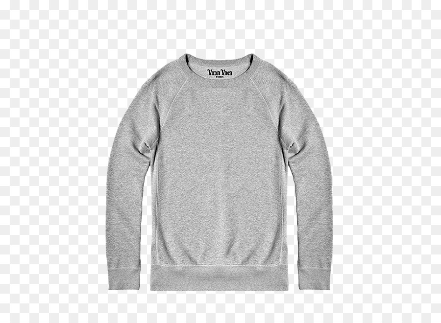 Pull Gris，Manches Longues PNG