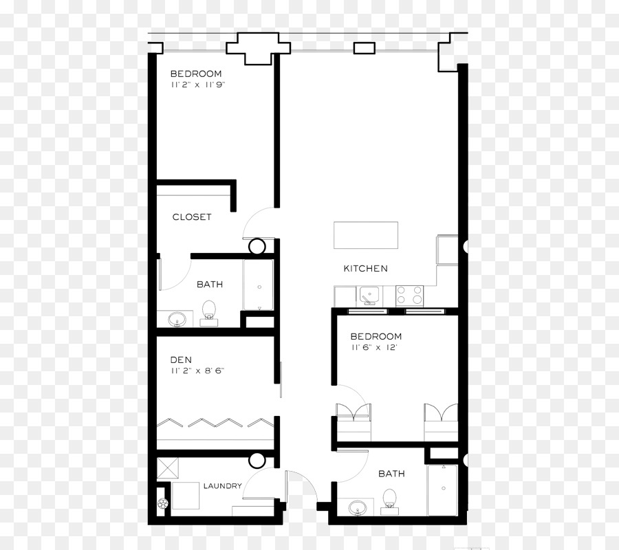 Plan D'étage De L'appartement，Mise En Page PNG