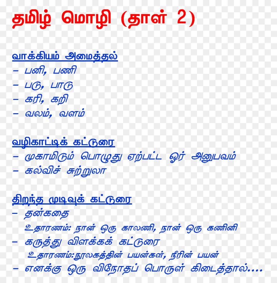 meaning for dissertation in tamil