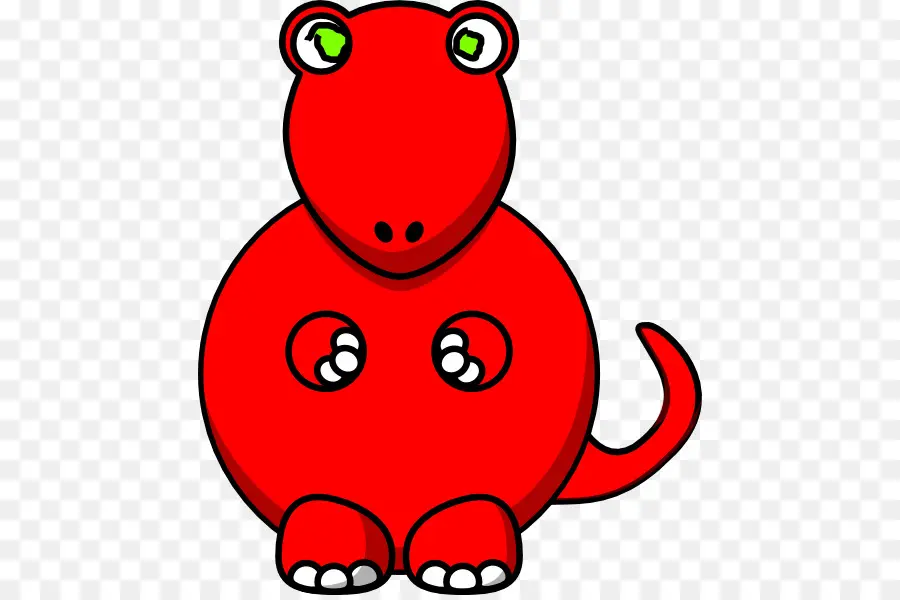 Dinosaure Rouge，Dinosaure PNG