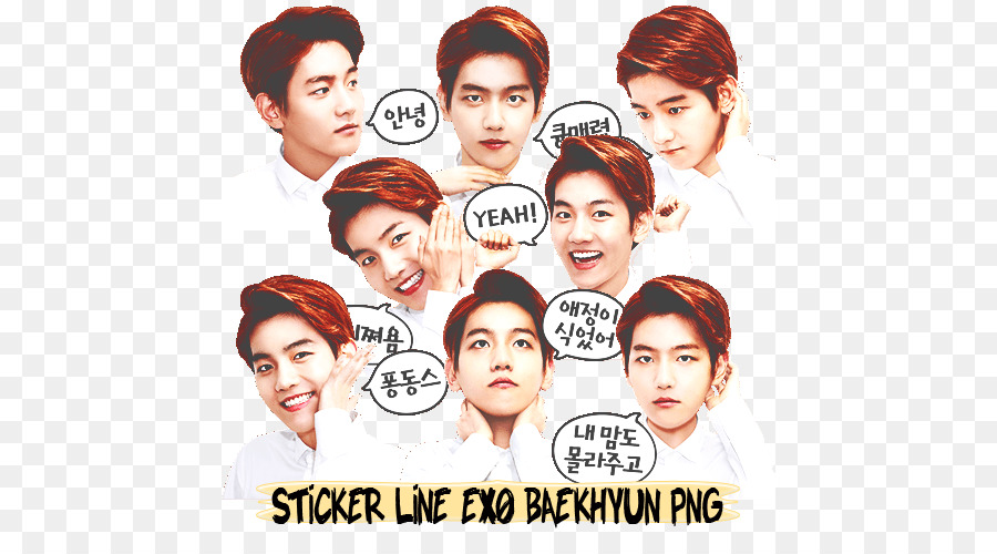 Autocollants Exo Baekhyun，K Pop PNG