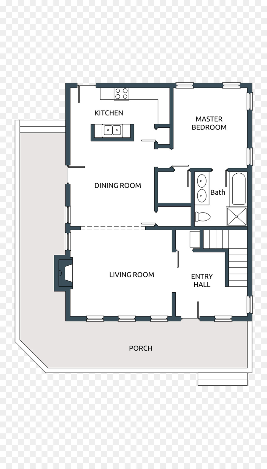 Plan D'étage De La Maison，Mise En Page PNG