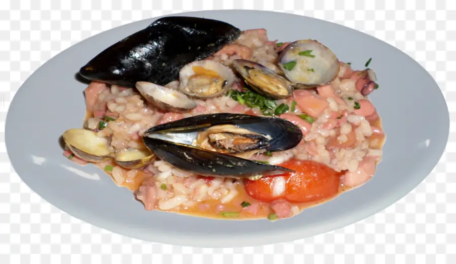 Risotto Aux Fruits De Mer，Moules PNG