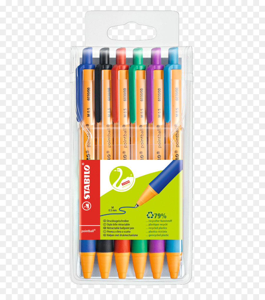 Stabilo Stylo Pointball，Stylo PNG