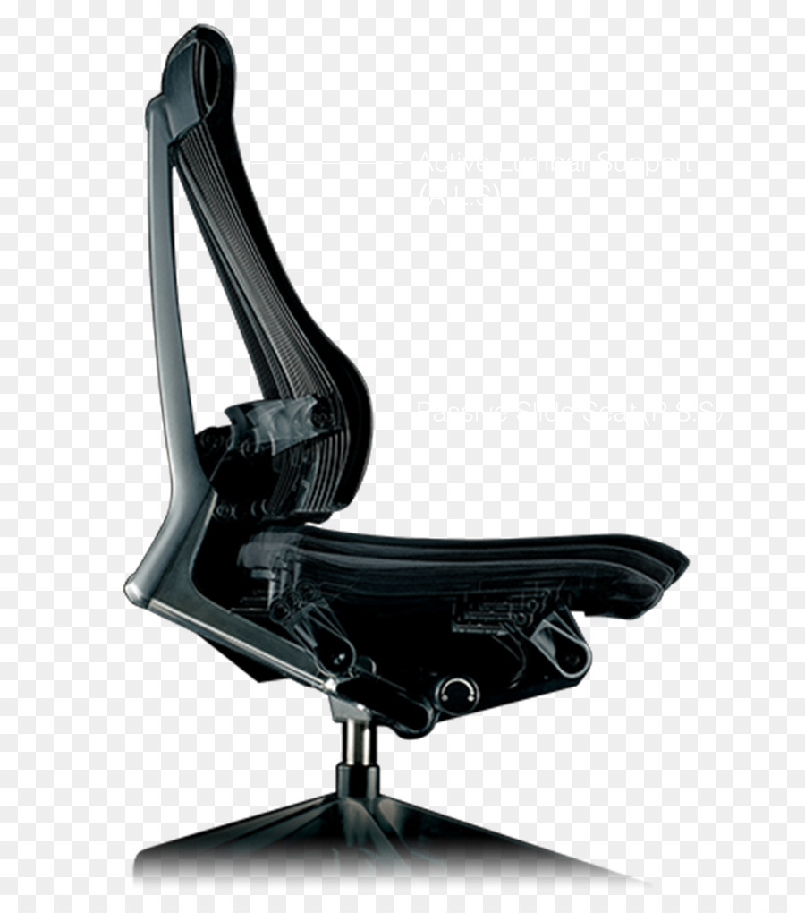 Chaise De Bureau Ergonomique，Noir PNG