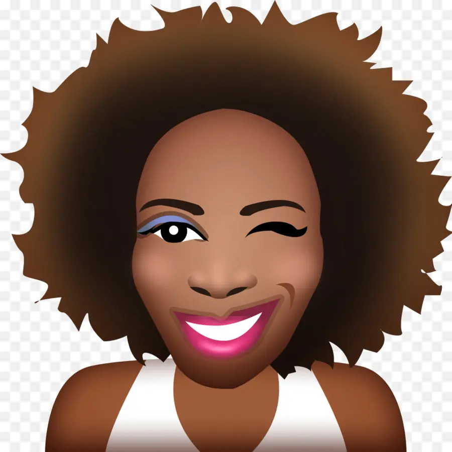 Coureur Afro，Emoji PNG