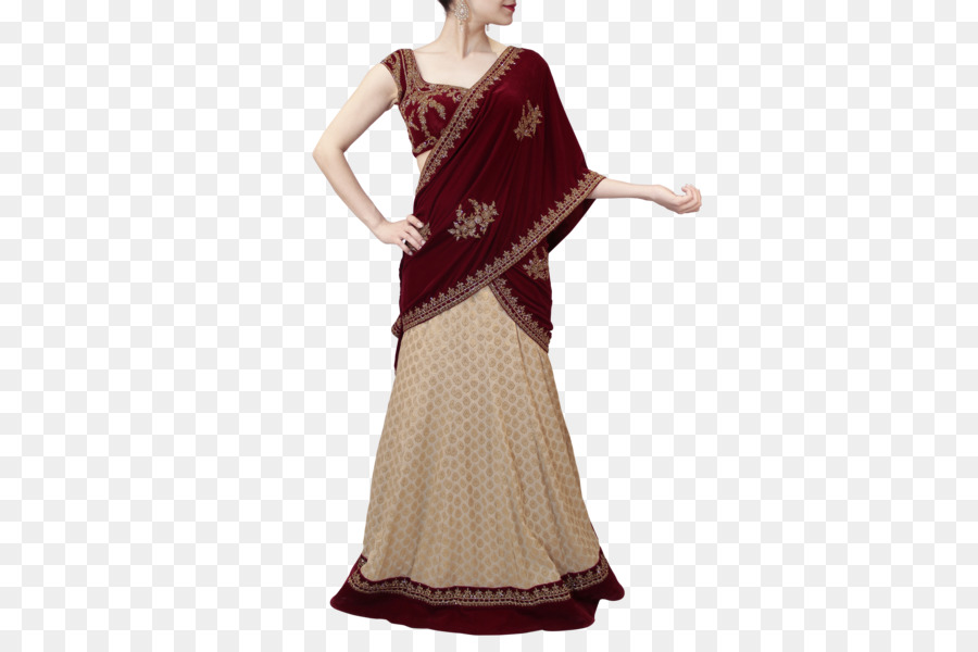 Robe Traditionnelle，Sari PNG