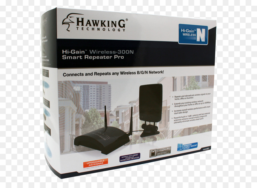 Hawking Haw2r1 Higain Sans Fil 300n Répéteur Intelligente Pro，Routeur PNG