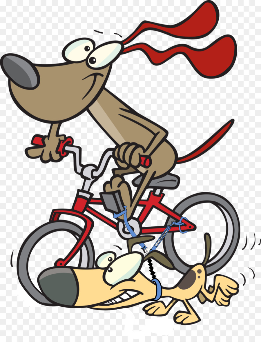 Chiens De Dessin Animé，Vélo PNG