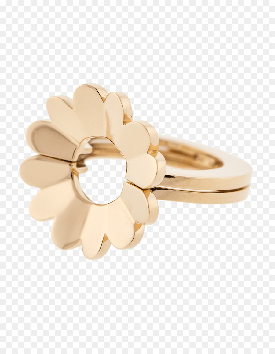 Bague Fleur，Or PNG