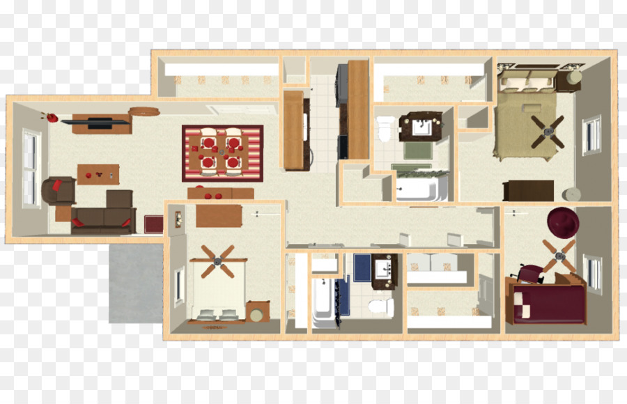 Disposition De L'appartement，Plan D'étage PNG