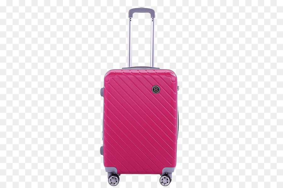 Valise Violette，Roues PNG