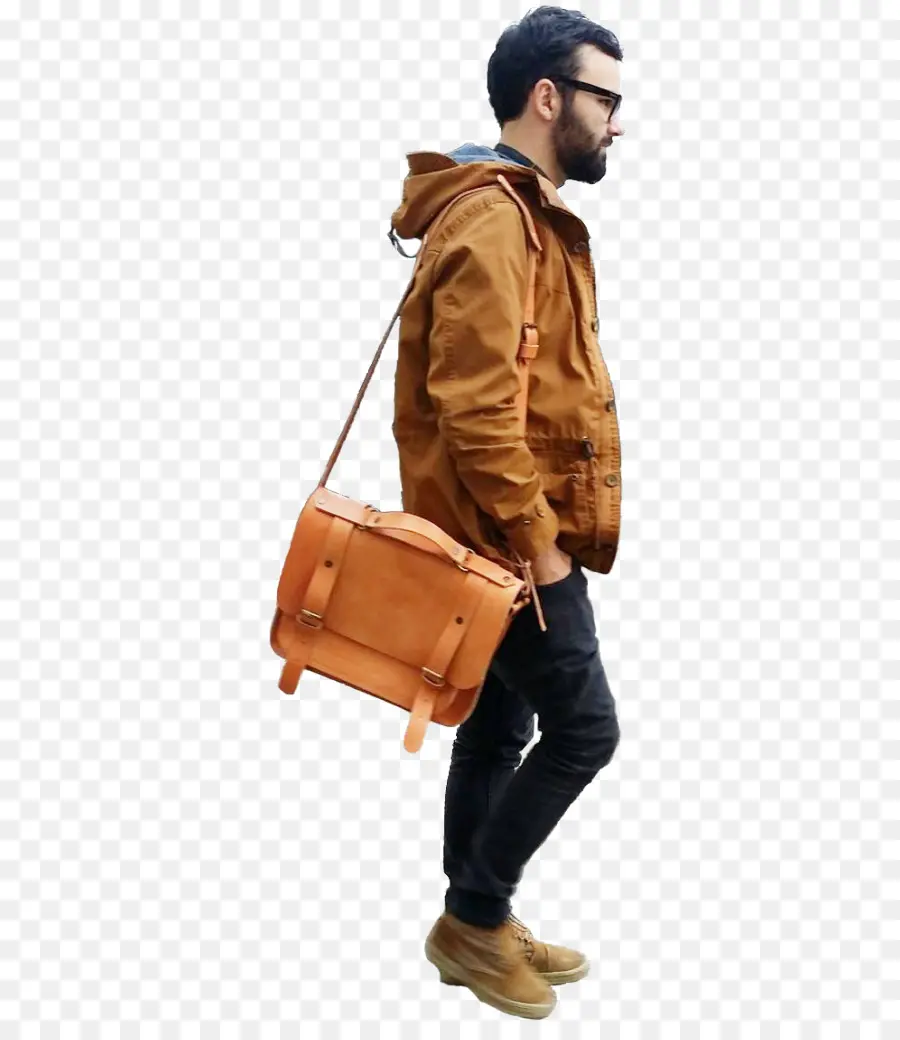 Homme Avec Sac，Marche PNG