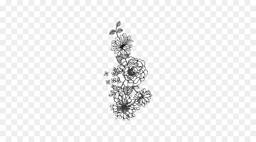 Fleur Dessin Noir Et Blanc Png Fleur Dessin Noir Et