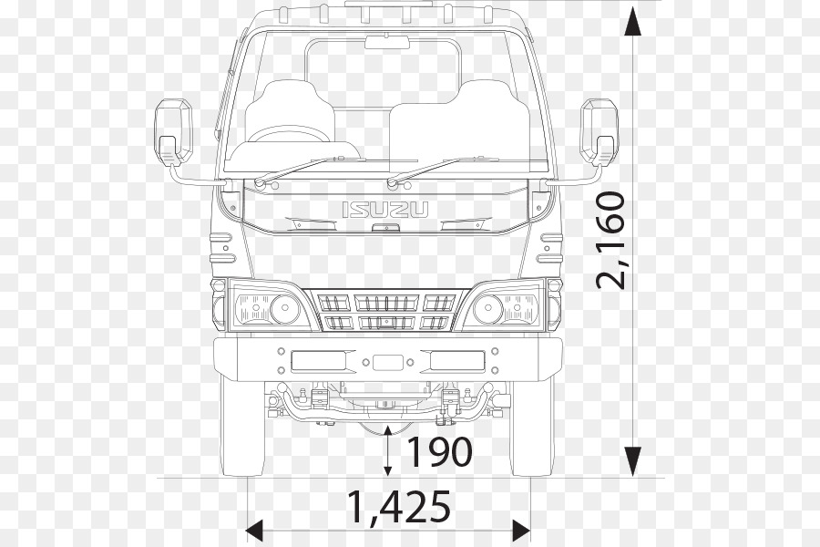 Plan De Camion，Dimensions PNG