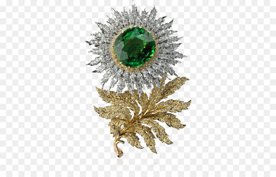 Broche Émeraude，Gemme PNG