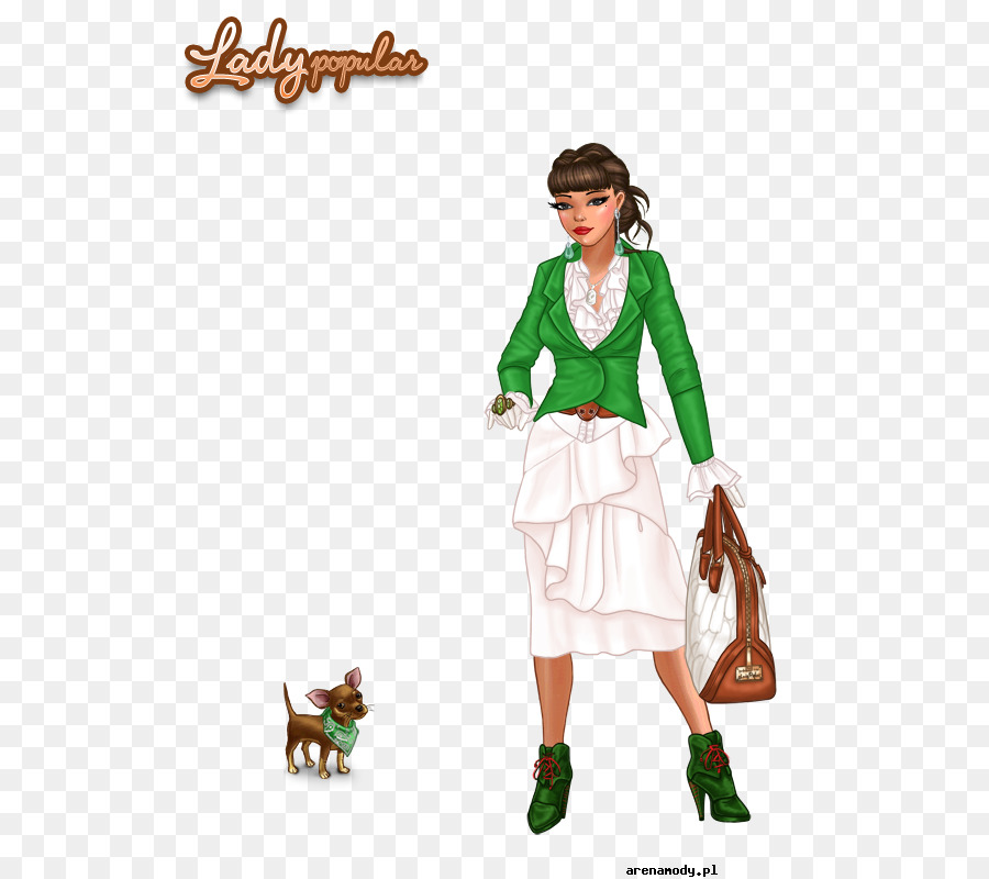 Lady Popular，Costume PNG