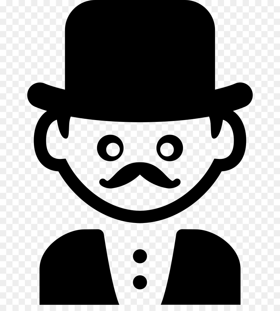 Homme Monocle，Chapeau PNG