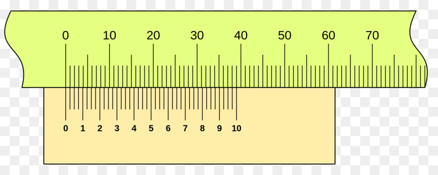 Règle Verte Et Jaune，Mesures PNG