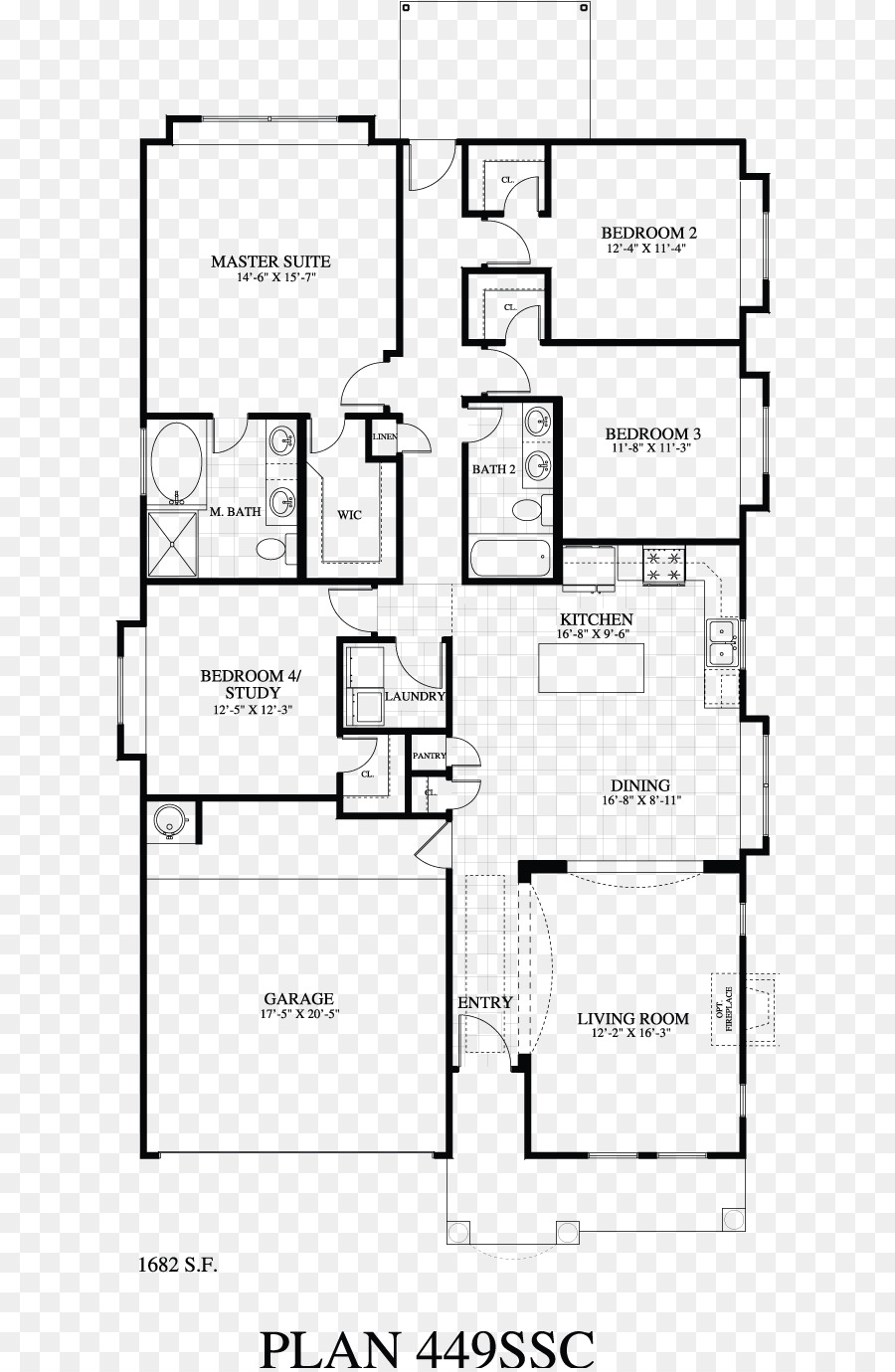 Saratoga Maisons，Plan D étage PNG