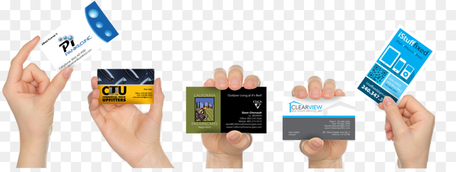 Cartes De Visite，Mains PNG